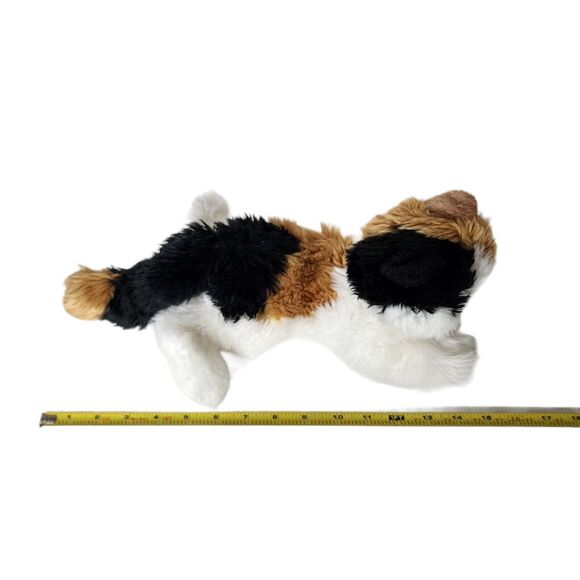 Aurora World Plush Calico Cat Kitten Pink Bow Blue Eyes Stuffed Animal - Picture 9 of 9